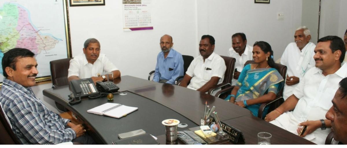 Vemulawada  MLA lauds revenue staff work